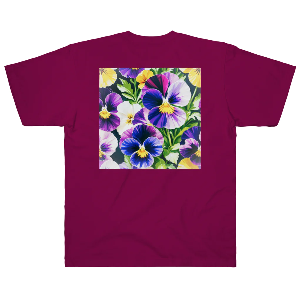 yuuto999のThe Pansy（パンジー） ヘビーウェイトTシャツ