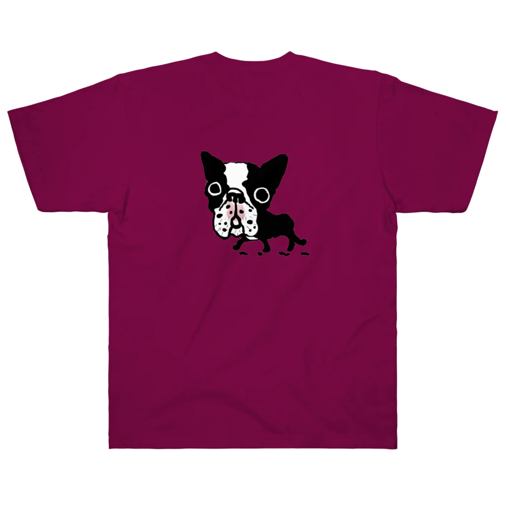 ブヒーズのSNUB NOSE DOGS※ボストンテリア※ ヘビーウェイトTシャツ