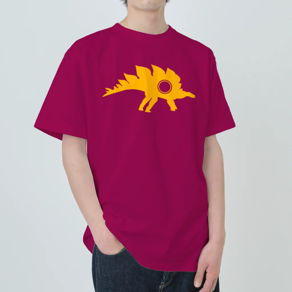 MELLOW-MELLOWのDinosaurs monogram3 ヘビーウェイトTシャツ