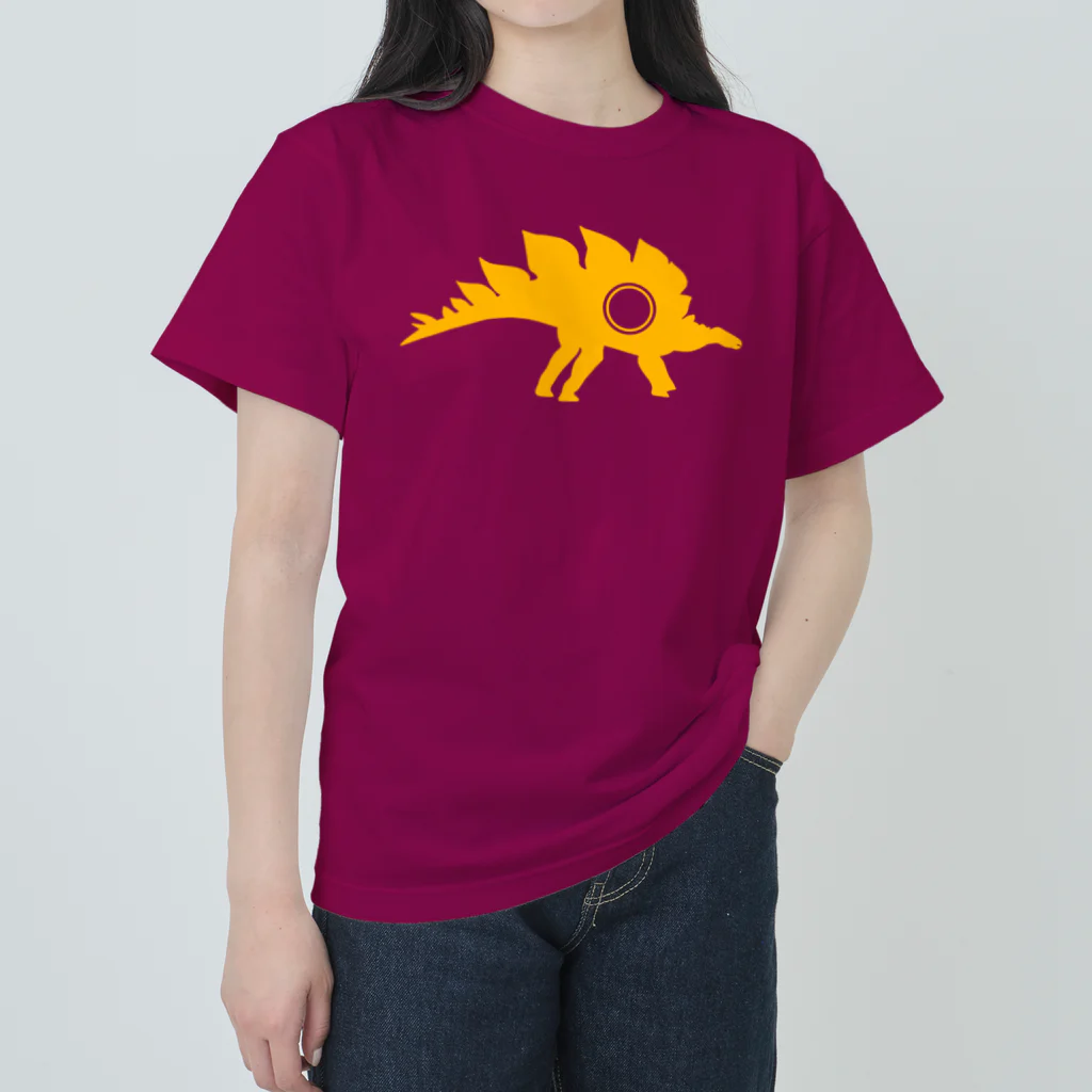 MELLOW-MELLOWのDinosaurs monogram3 ヘビーウェイトTシャツ