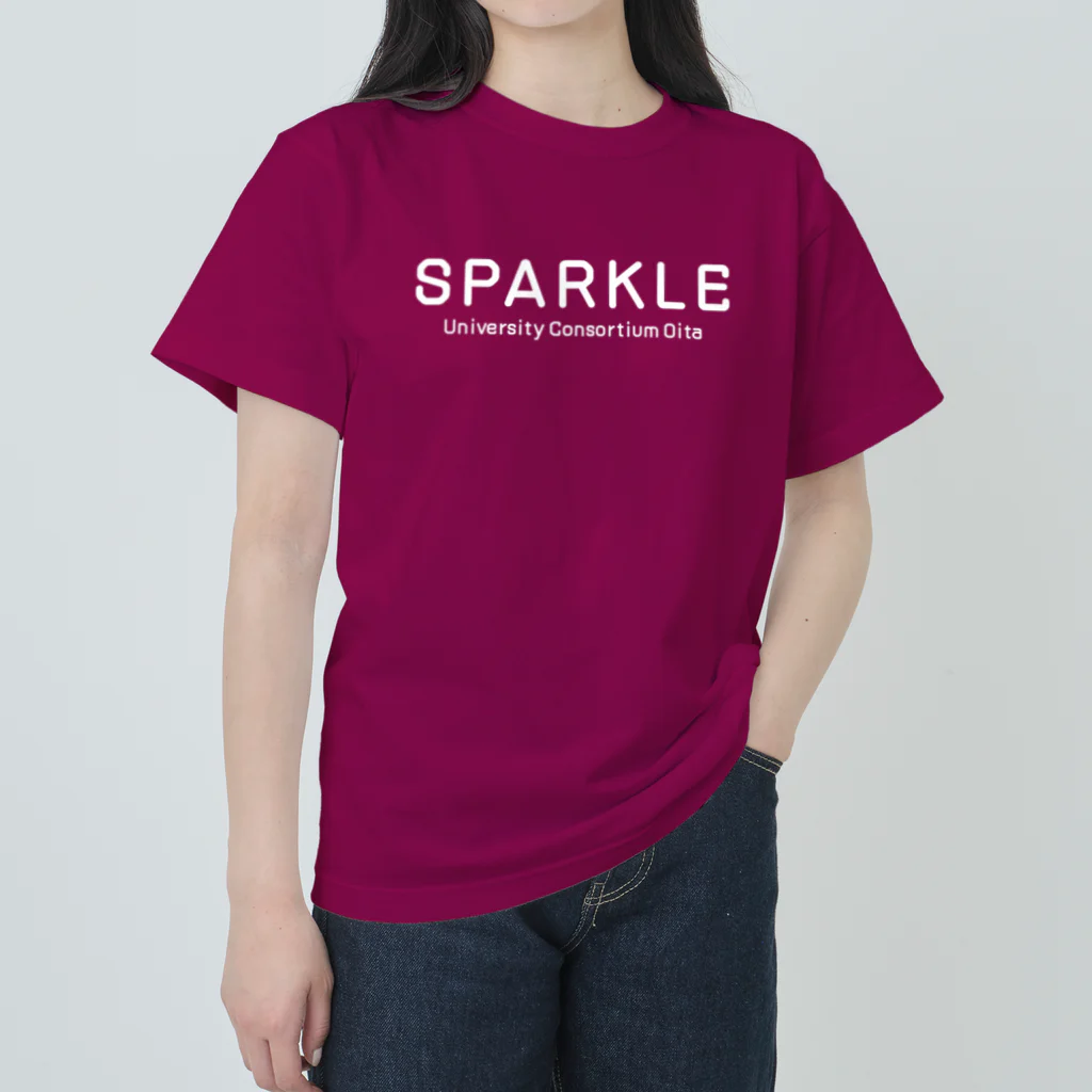 SPARKLEのSPARKLE-シンプル白字 ヘビーウェイトTシャツ