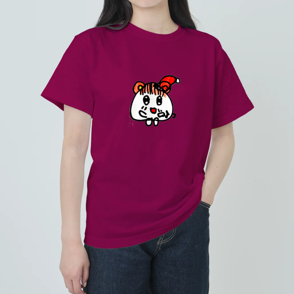 ウタハムちゃんです♪のウタハムちゃんサンタさん Heavyweight T-Shirt