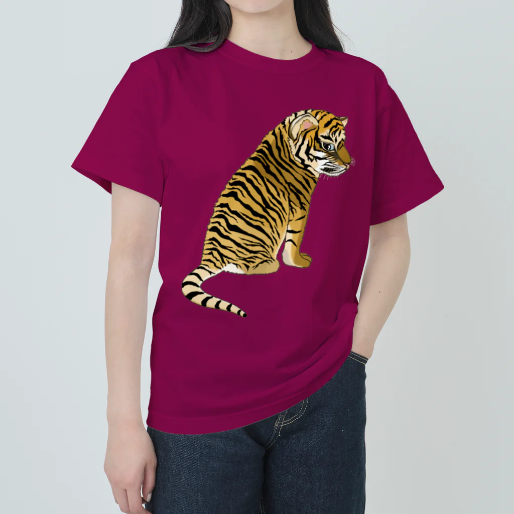 LalaHangeulの虎の子 ヘビーウェイトTシャツ