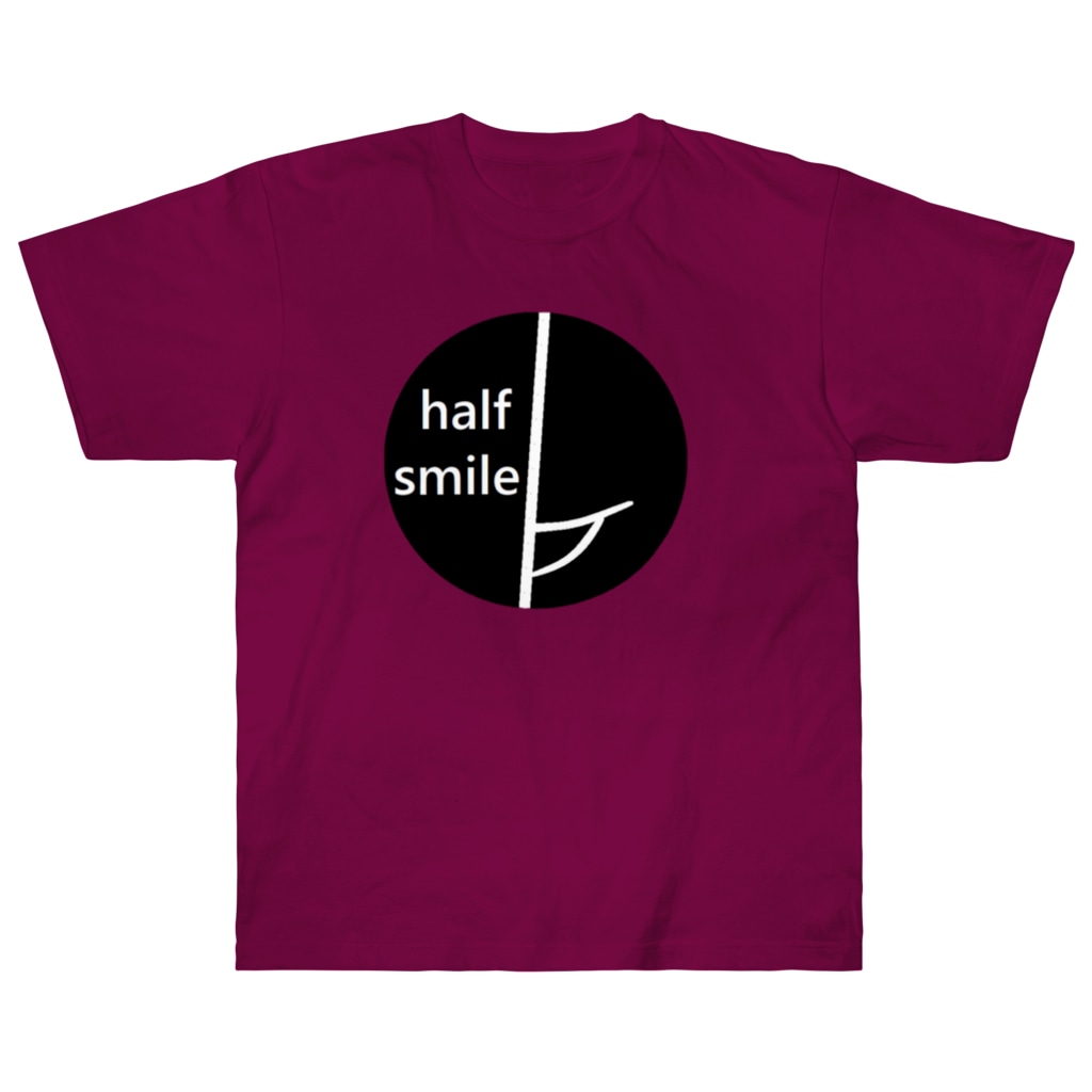 いっぷく処 てんてんのhalf smile Heavyweight T-Shirt