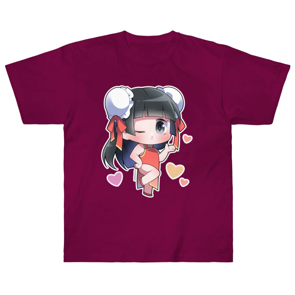 kinotowotoのチャイナガール-01 ヘビーウェイトTシャツ