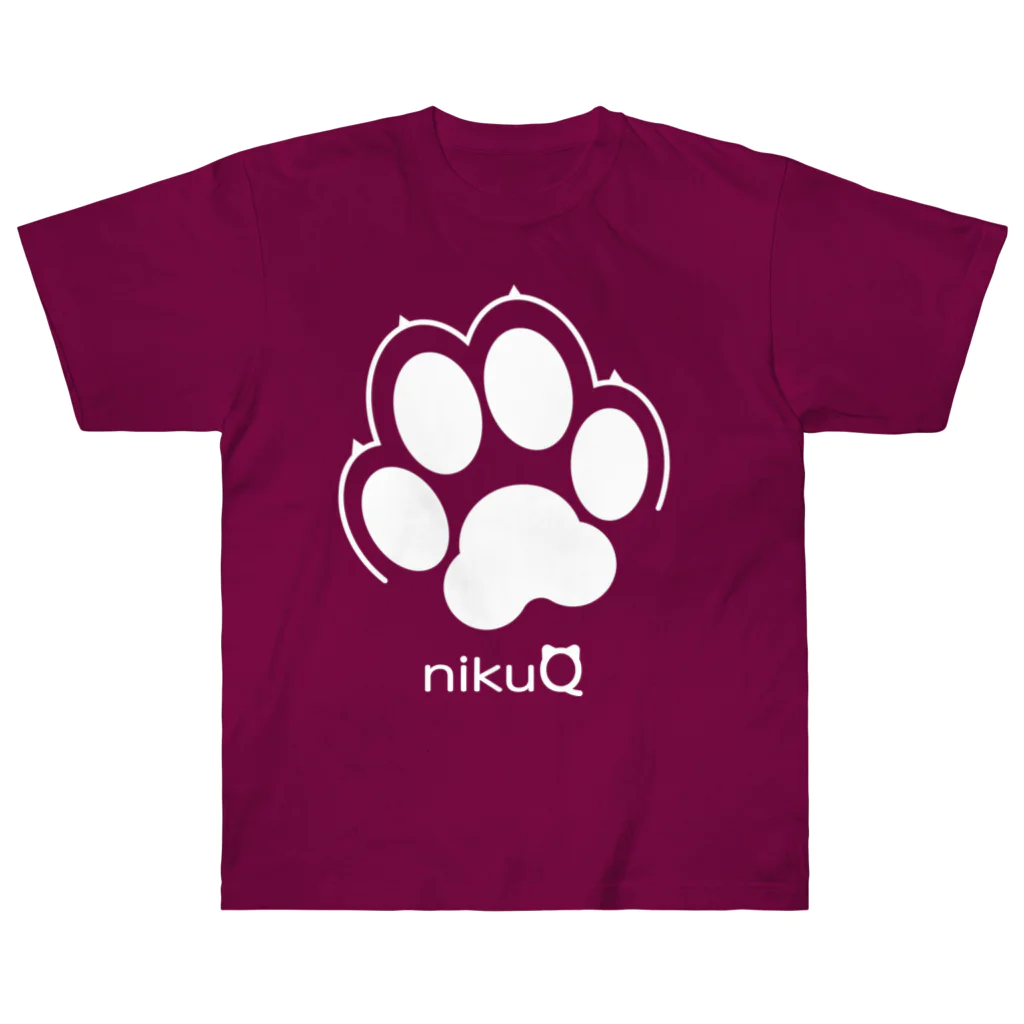 WebArtsの肉球をモチーフにしたオリジナルブランド「nikuQ」（犬タイプ）です Heavyweight T-Shirt