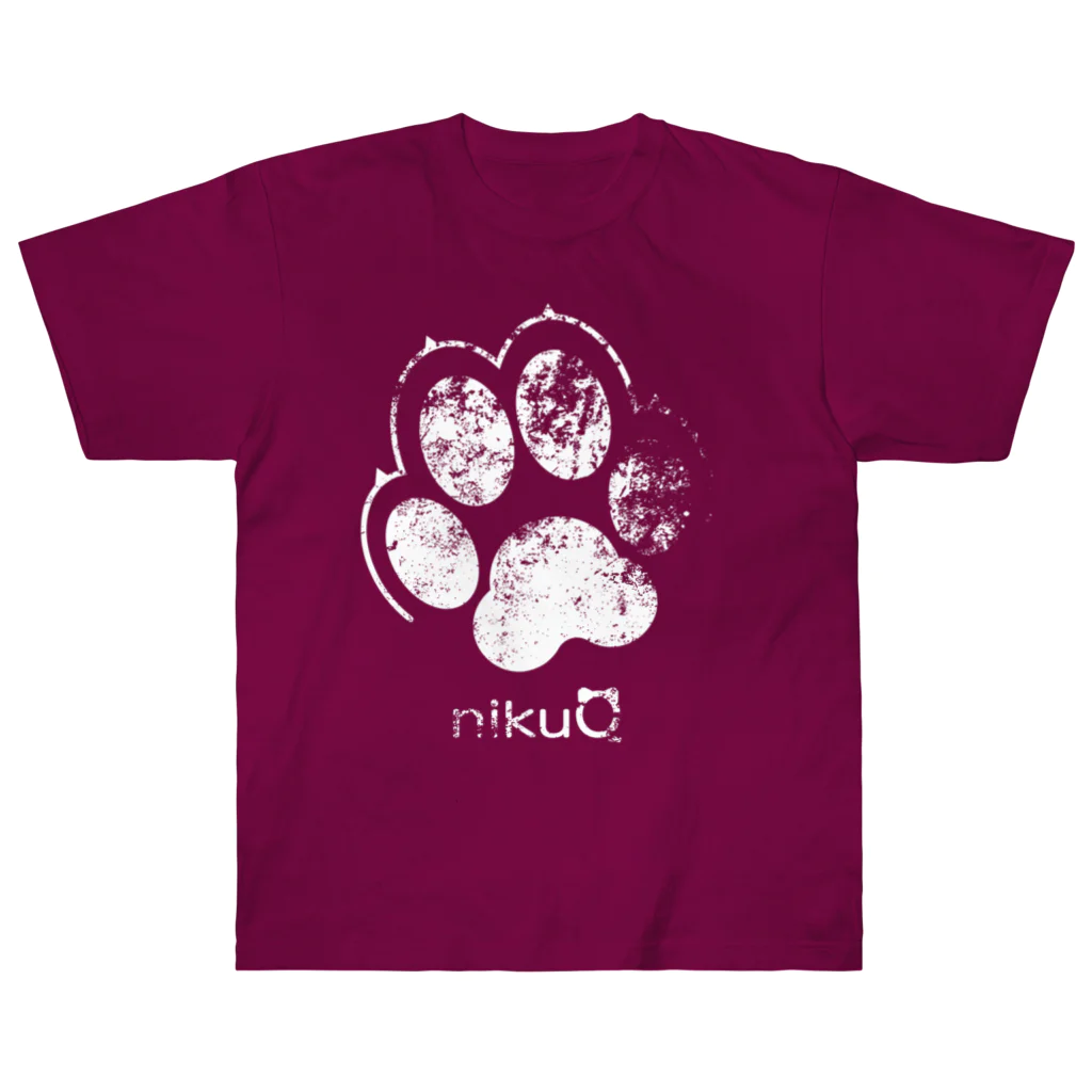 WebArtsの肉球をモチーフにしたオリジナルブランド「nikuQ」（犬タイプ）です Heavyweight T-Shirt