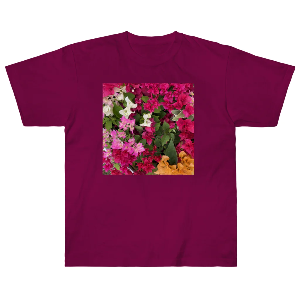 chatnoir8のFlower_Bougainvillea Heavyweight T-Shirt