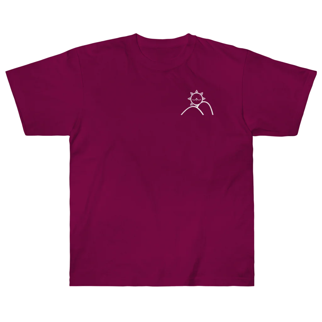 YUTANEKO公式ショップのfine mountain outdoor 白ヌキ Heavyweight T-Shirt