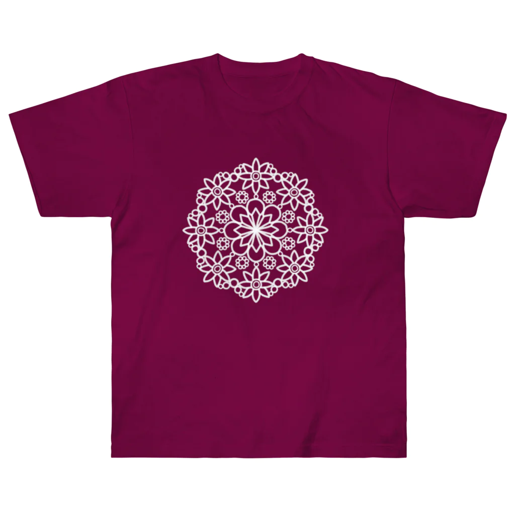 ARIGATOU-81のMANDALA •6• (W) Heavyweight T-Shirt