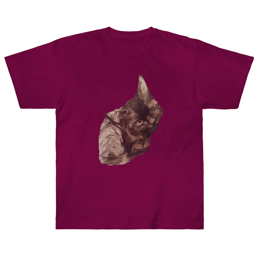 evaのねこ Heavyweight T-Shirt