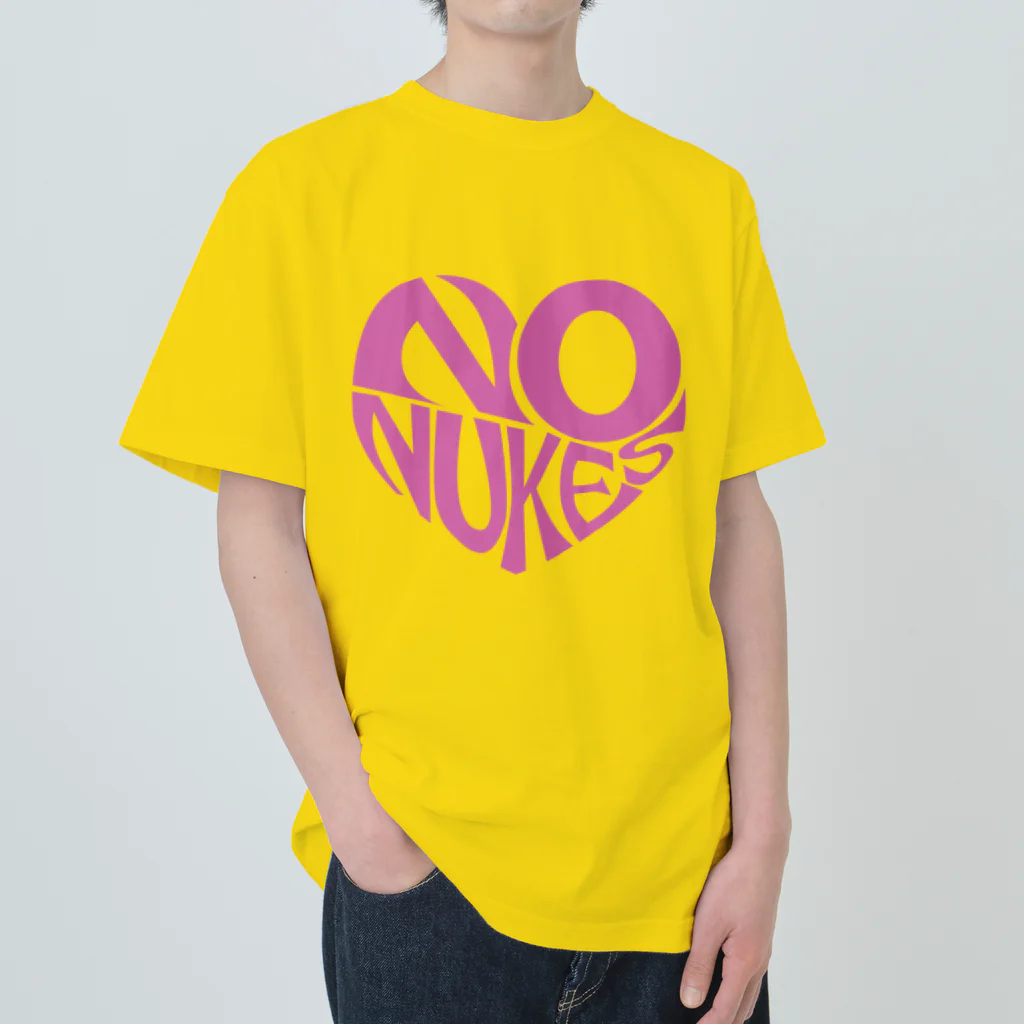 Chou InoのNO NUKES HEART ヘビーウェイトTシャツ