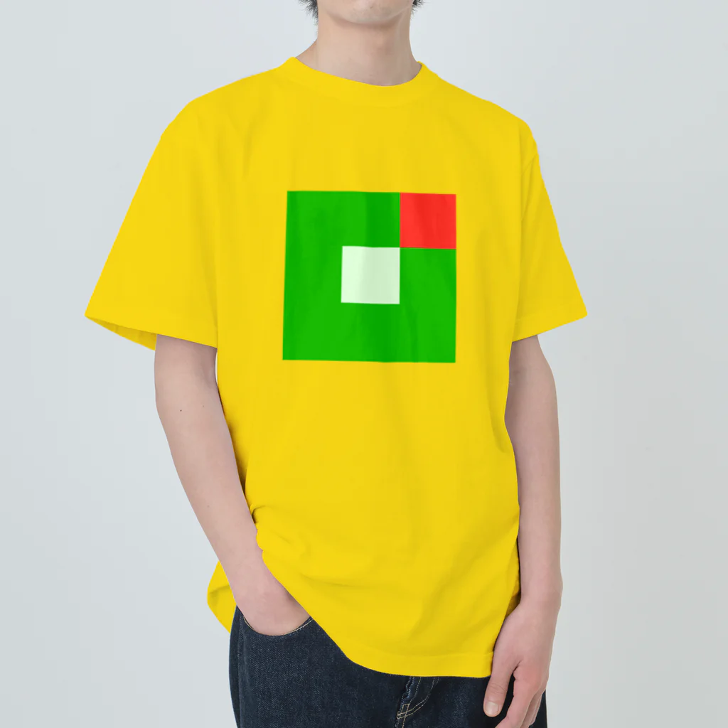 3×3 のドット絵のライン - 3×3 のドット絵 ヘビーウェイトTシャツ