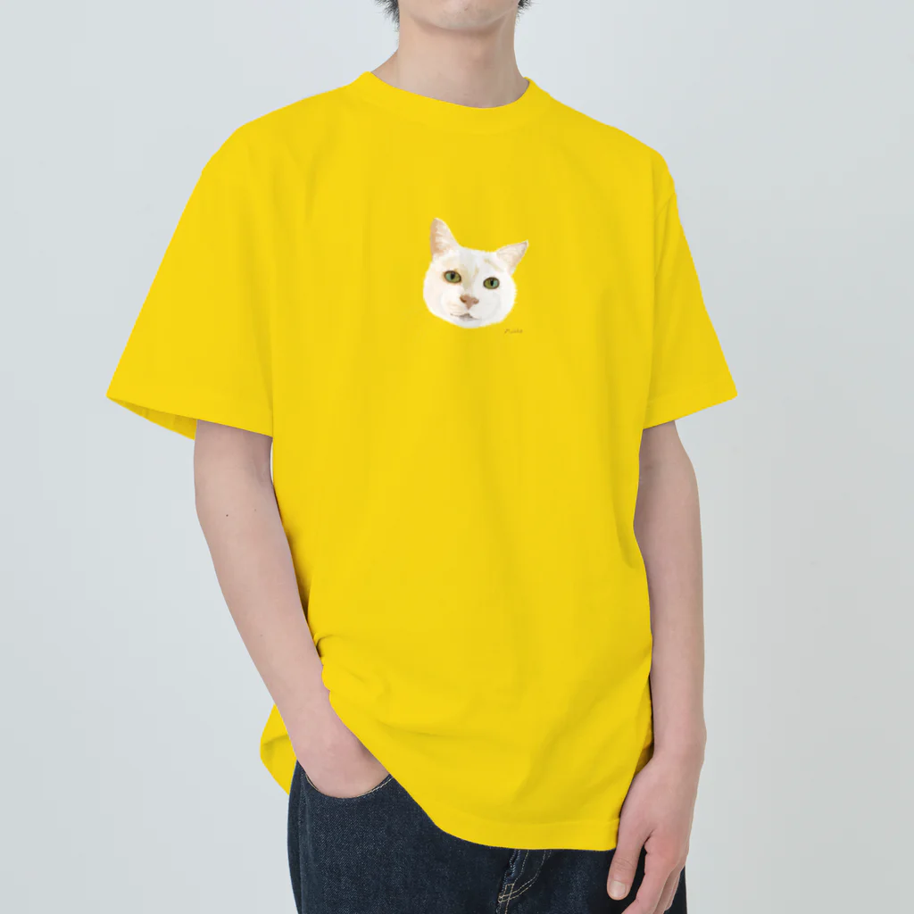 nuuko_artのねこのサニーさん ヘビーウェイトTシャツ