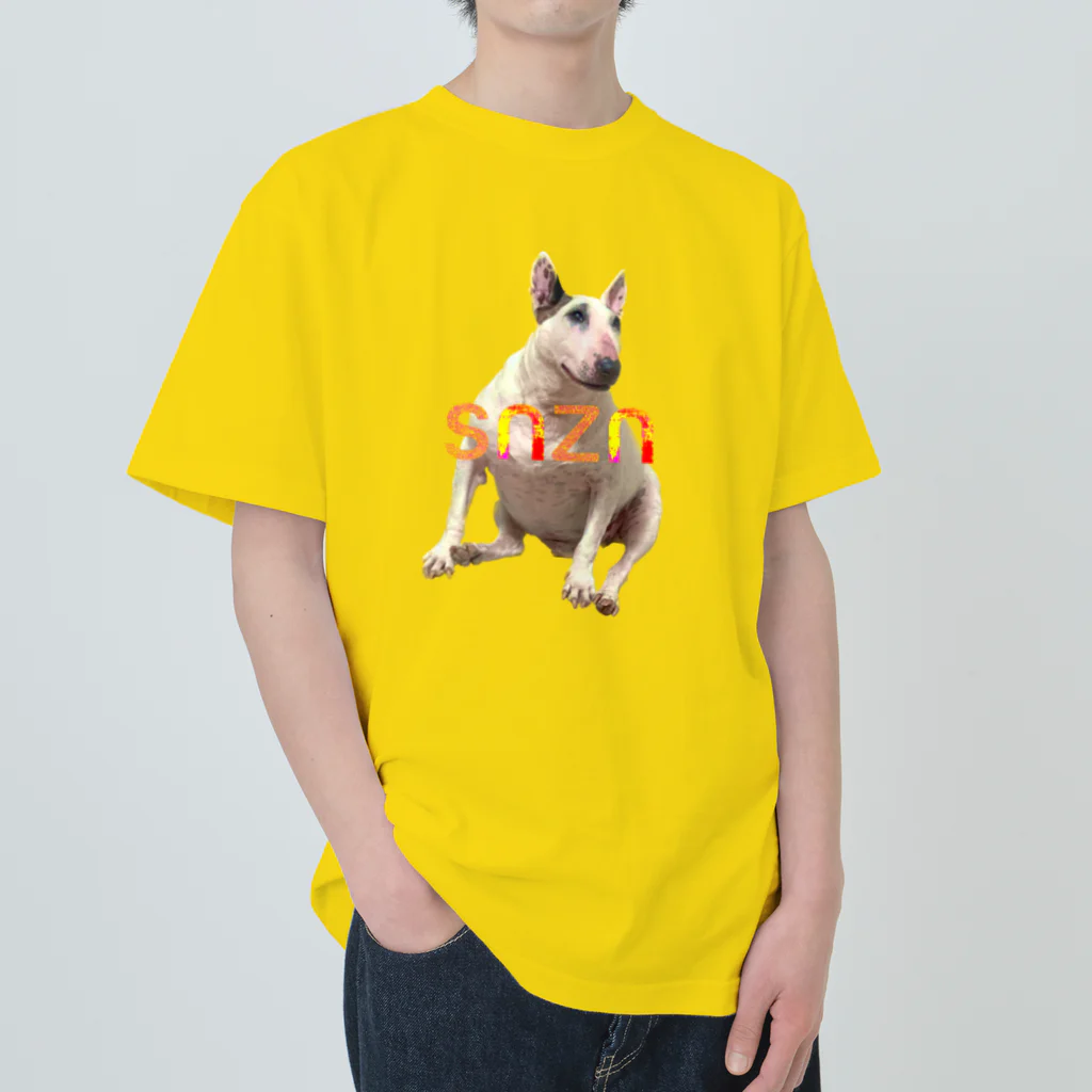 snznのsnzn_BullTerrier ヘビーウェイトTシャツ