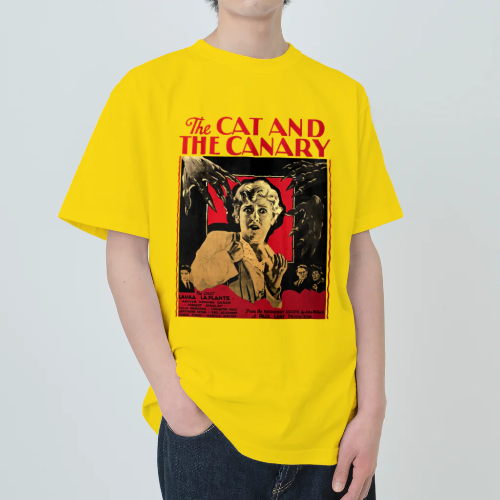 Saza-nami Antique designのTHE CAT AND THE CANARY Heavyweight T-Shirt