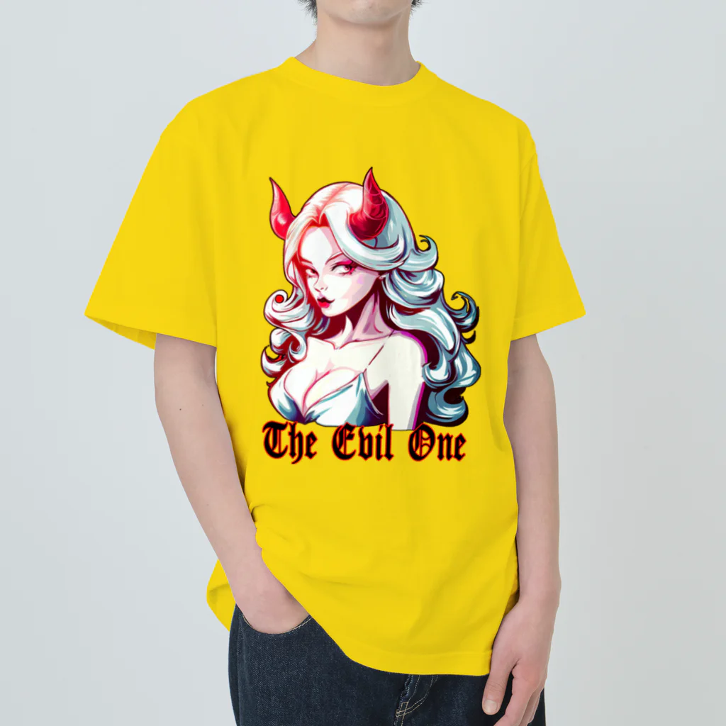 islandmoon13のthe Evil One　美しき悪魔 ヘビーウェイトTシャツ