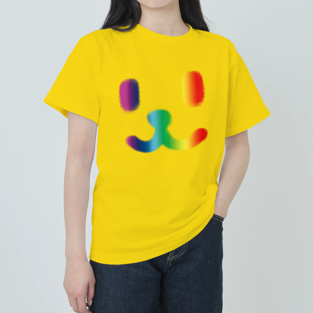 週刊少年ライジングサンズのSmile Face Rainbow ヘビーウェイトTシャツ