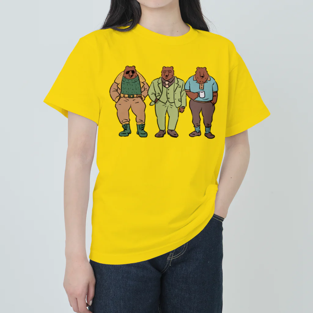 くずまきちゃんのシティーのベアー ヘビーウェイトTシャツ