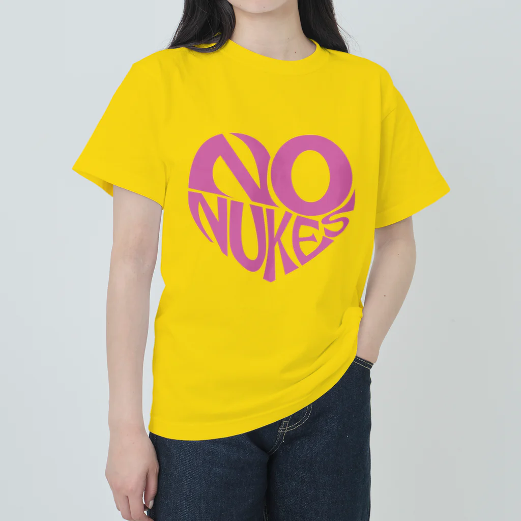 Chou InoのNO NUKES HEART ヘビーウェイトTシャツ