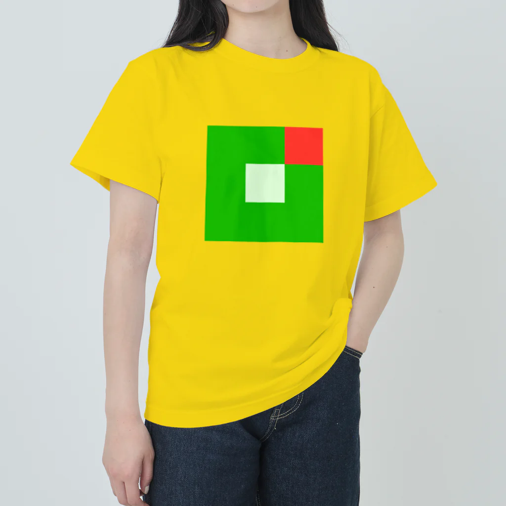 3×3 のドット絵のライン - 3×3 のドット絵 ヘビーウェイトTシャツ