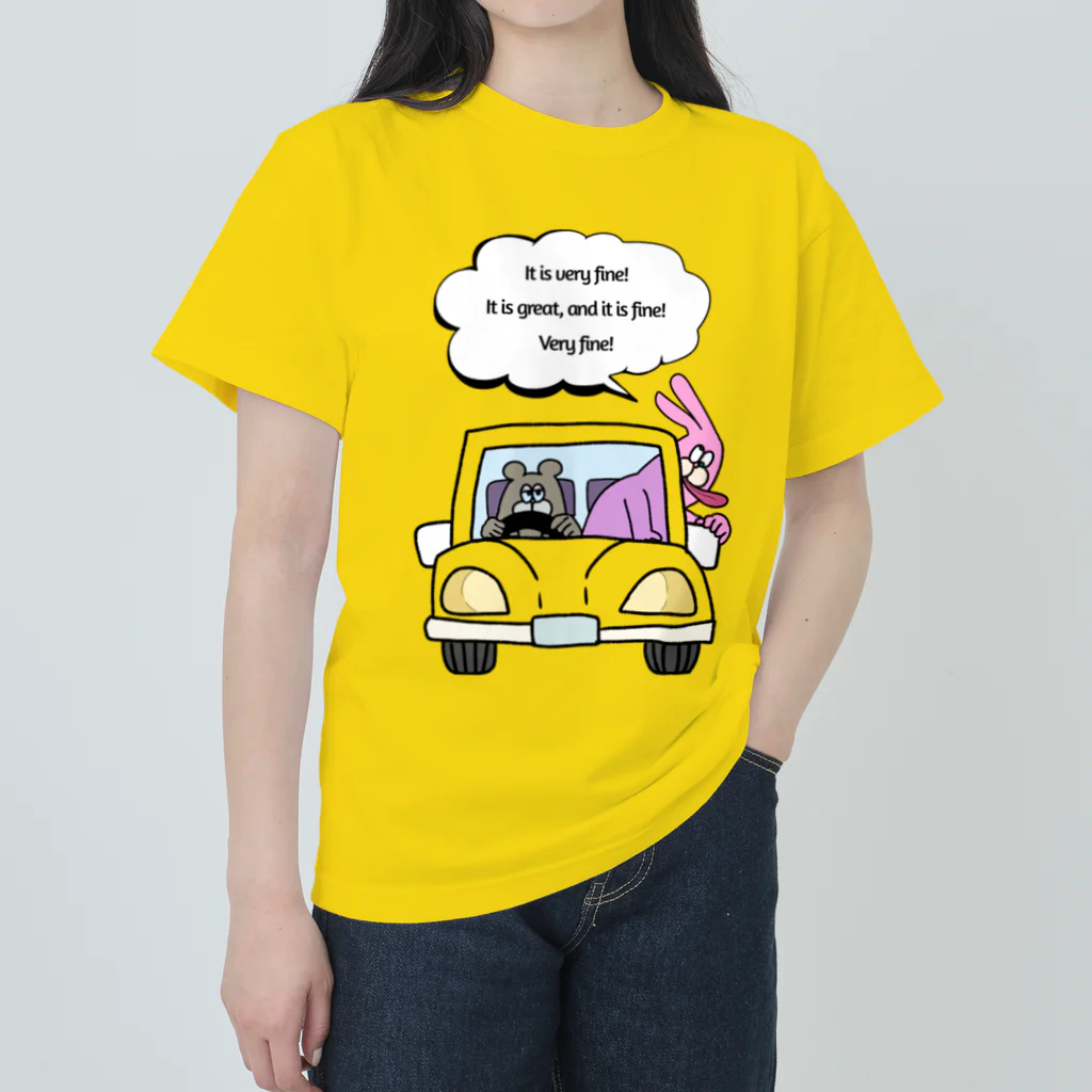 Takoshopのドライブデート🐰💞🐻 ヘビーウェイトTシャツ