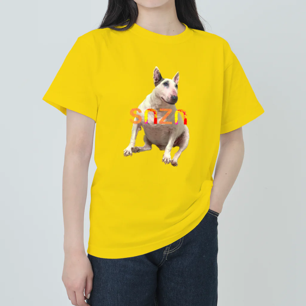 snznのsnzn_BullTerrier ヘビーウェイトTシャツ