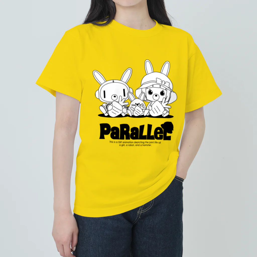 PaRaLLeL shopのパラレル うさぎver. Heavyweight T-Shirt