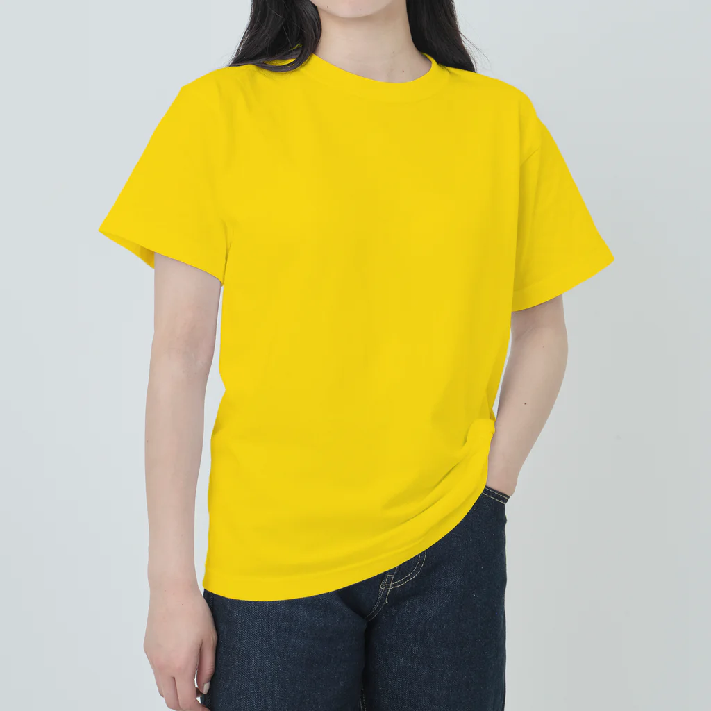 LalaHangeulの비(雨) ハングルデザイン バックプリント ヘビーウェイトTシャツ