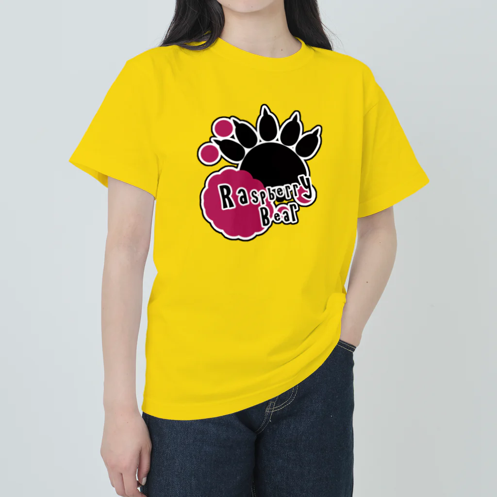 WhiteQuartetto/Raspberry BearのRaspberry Bear OFFICIAL GOODS ヘビーウェイトTシャツ