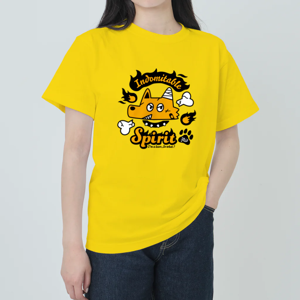 kocoon（コクーン）の不屈の負け犬くん ヘビーウェイトTシャツ