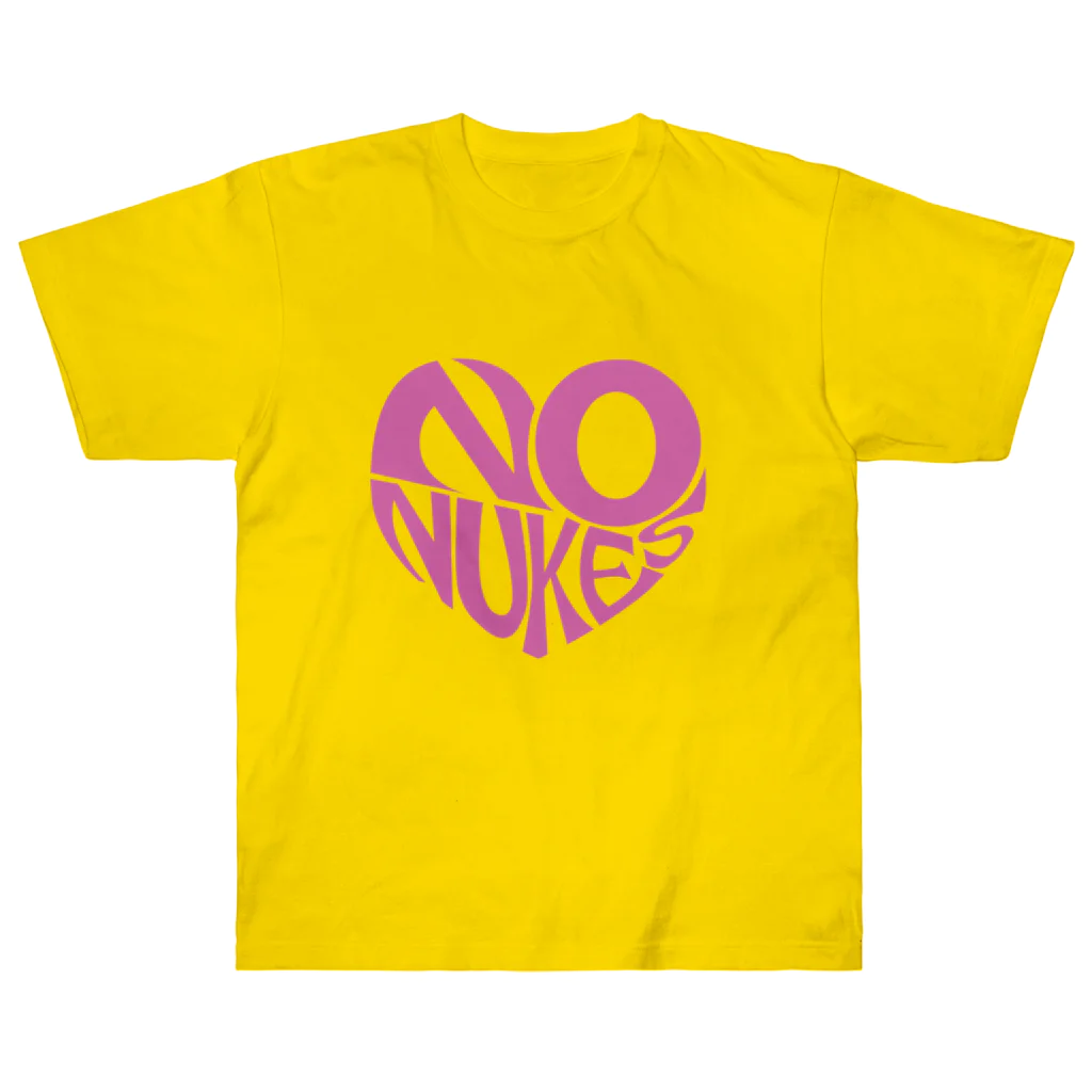 Chou InoのNO NUKES HEART ヘビーウェイトTシャツ