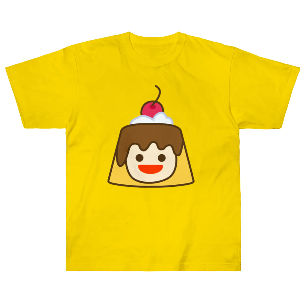 ヨープキャンが気になったのプリンっ子 ヘッド ヘビーウェイトTシャツ