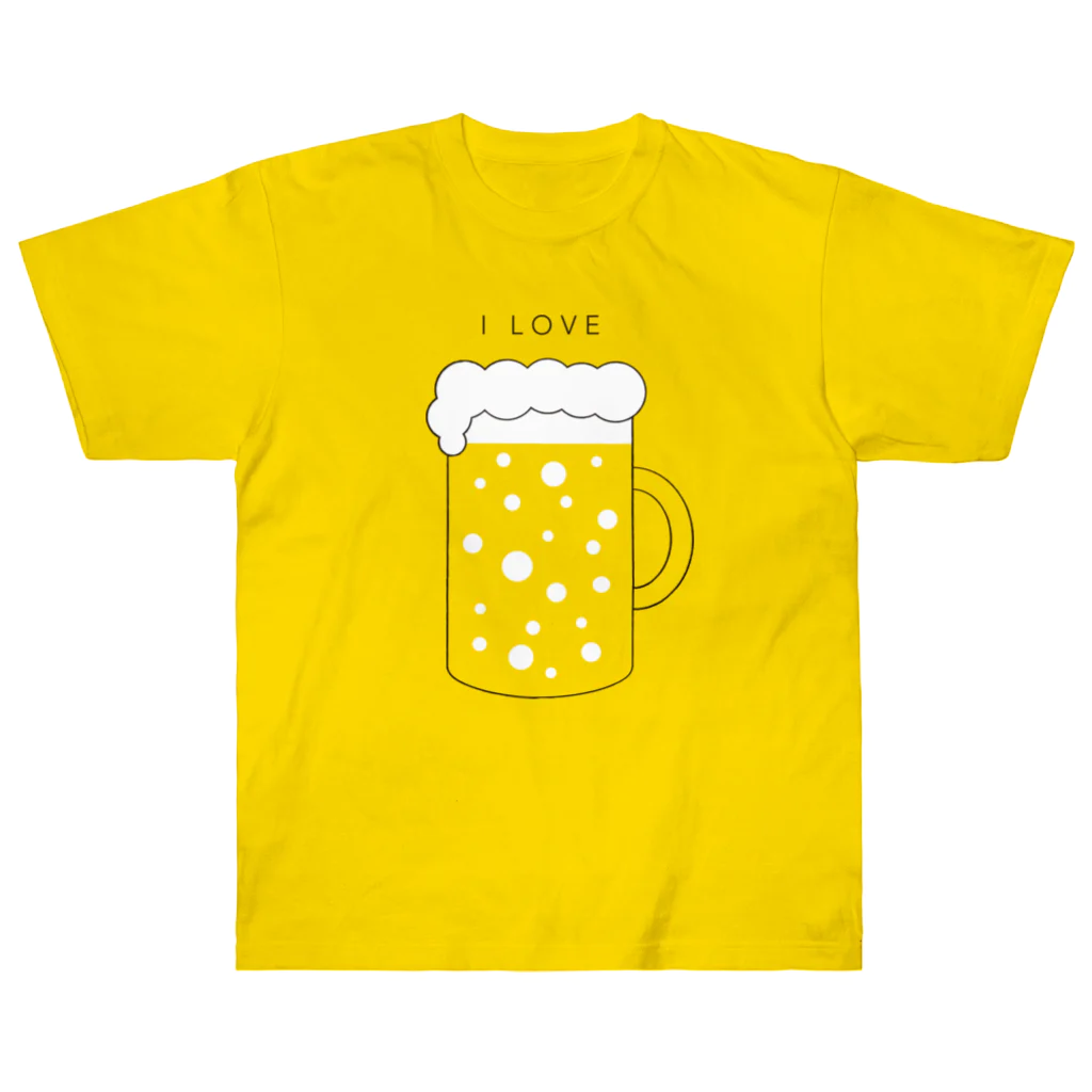 ひろしま魔太郎のI​ ​LOVE BEER ヘビーウェイトTシャツ