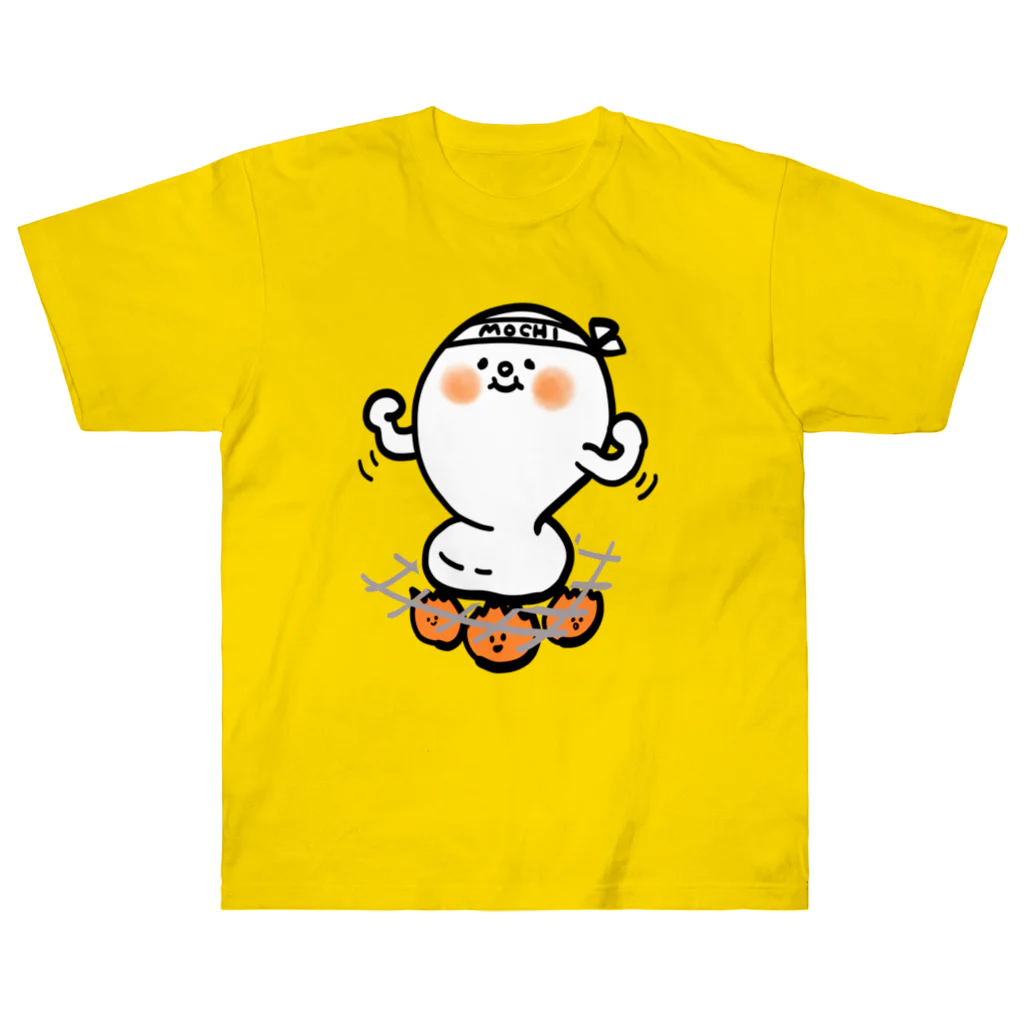 スタジオづるりのもりもりモチくん Heavyweight T-Shirt