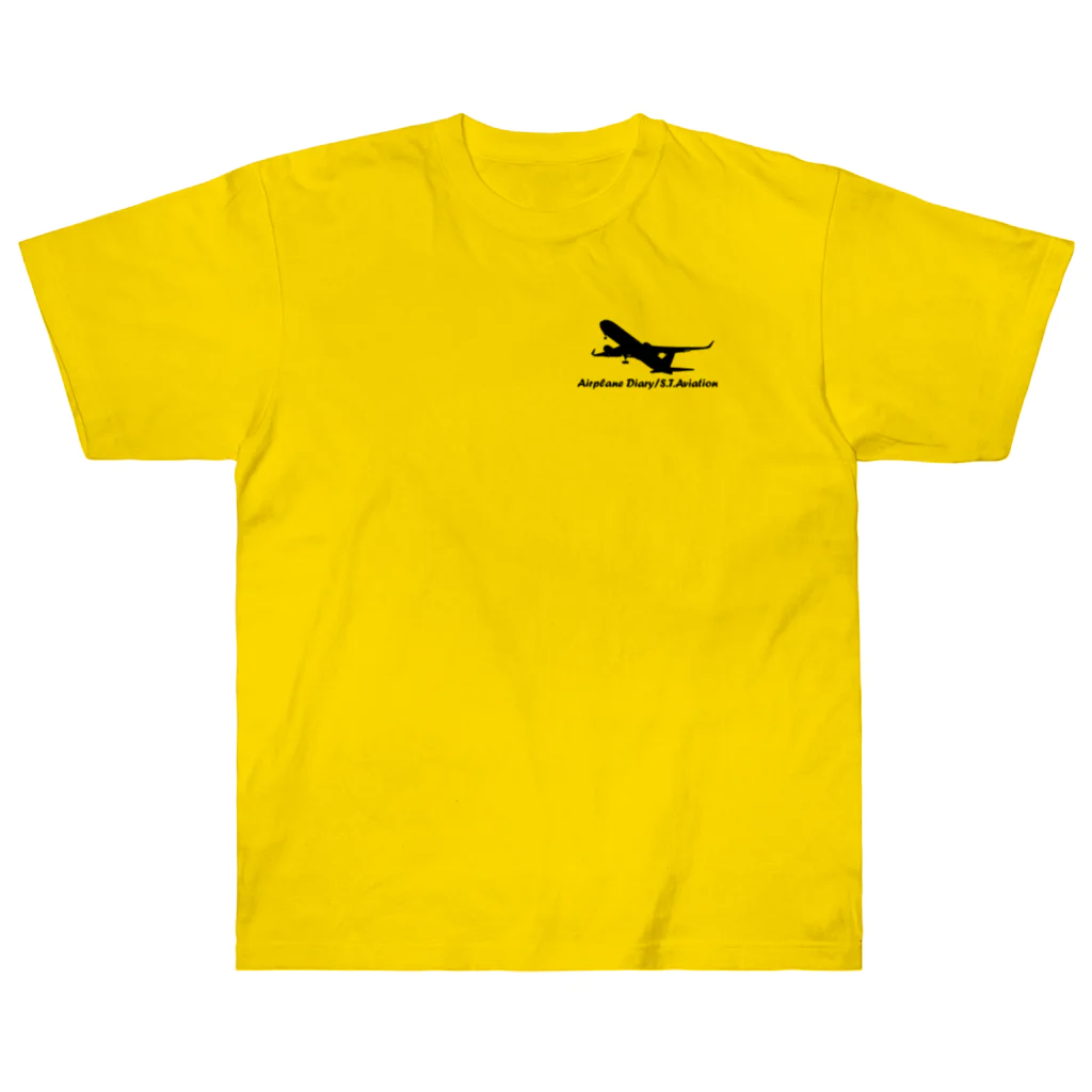 ひこうき日誌/s-t-aviationのS.T.Aviation Heavyweight T-Shirt