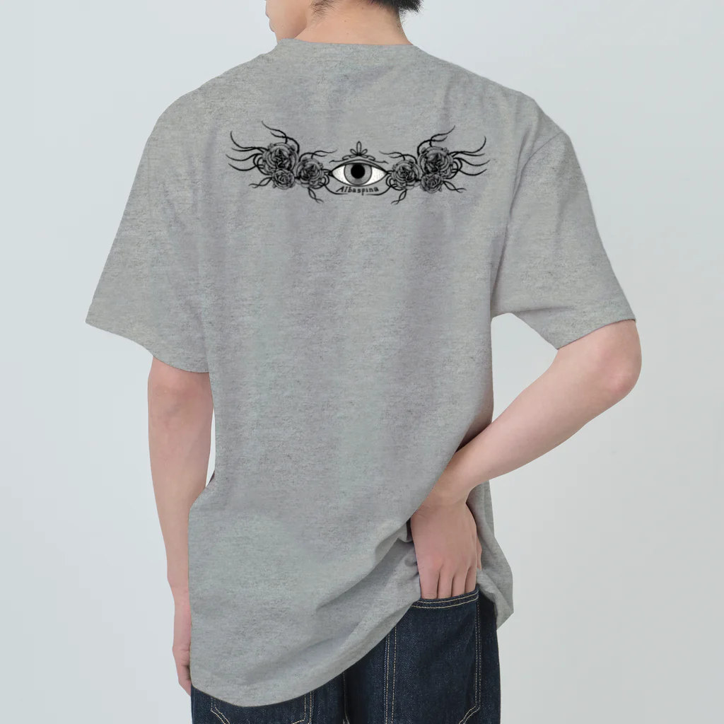 Alba spinaの砂漠の薔薇蠍 ヘビーウェイトTシャツ