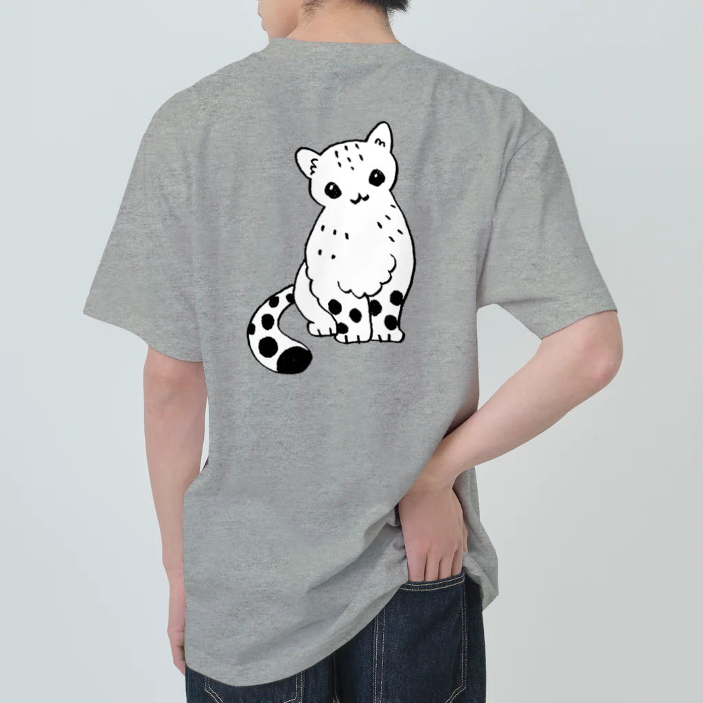 かすみきりん☻のユキヒョウ ヘビーウェイトTシャツ