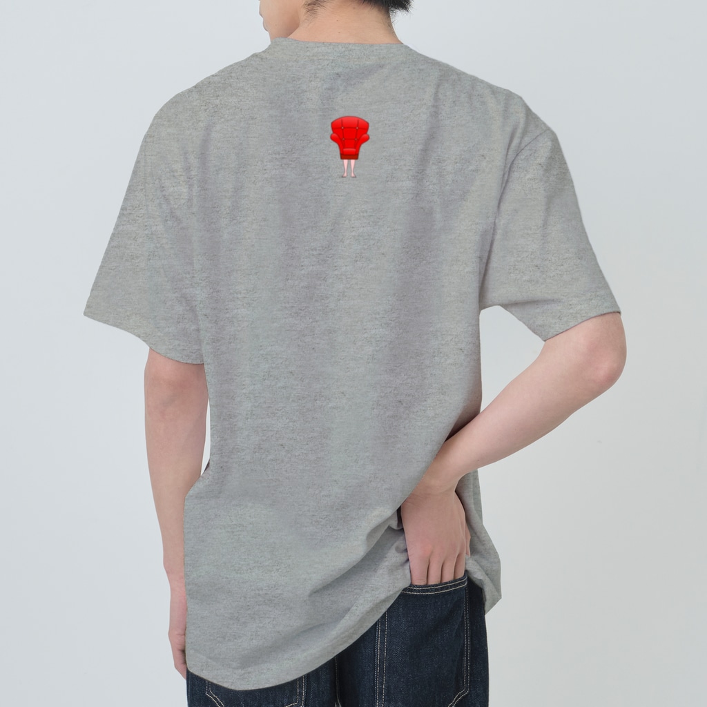 dougaseiseitokoroの足の生えた椅子 Heavyweight T-Shirt