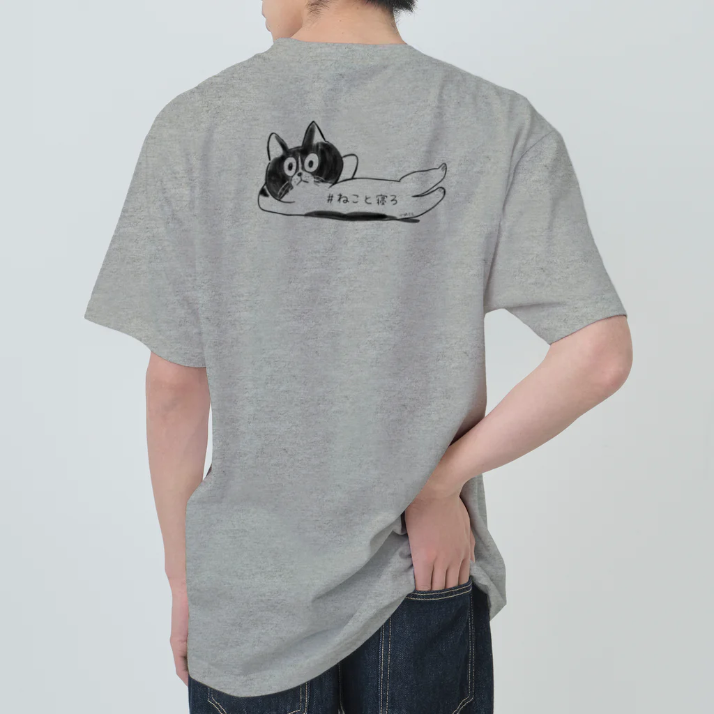 とんちゃんと猫のロックンロール ヘビーウェイトTシャツ