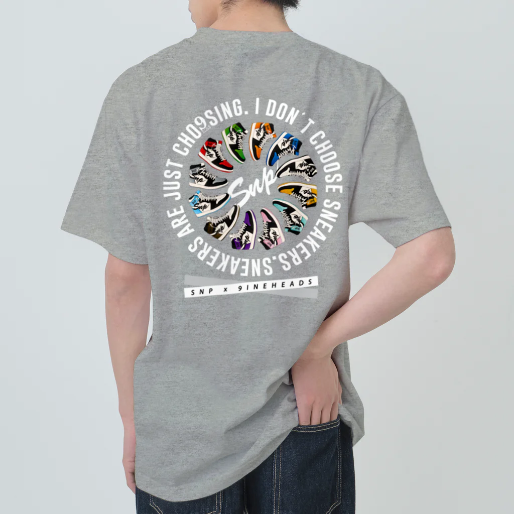 王子のアパレル SnprinceのSnp×9ine SneakersCircle ヘビーウェイトTシャツ