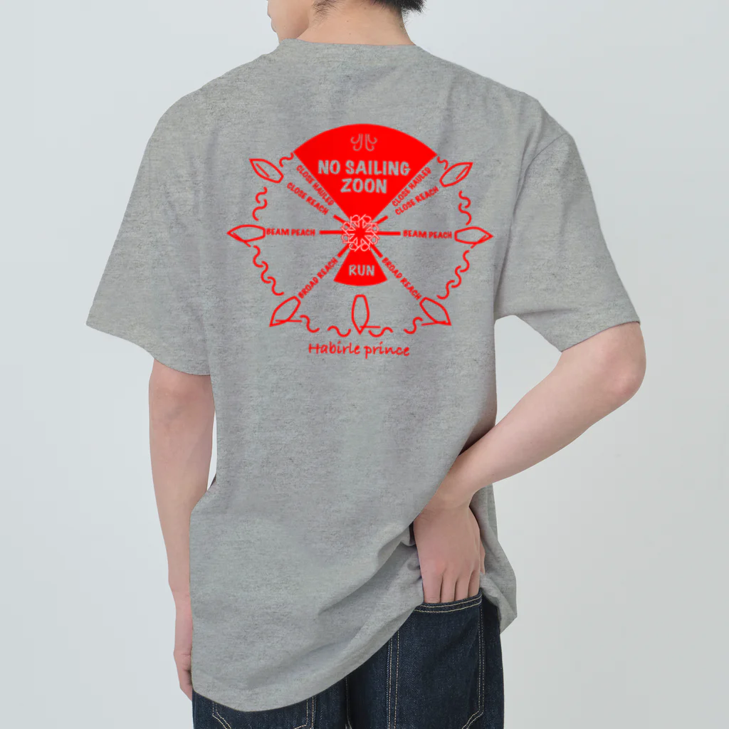 Habirle_PrinceのWind clock R 裏表有り ヘビーウェイトTシャツ