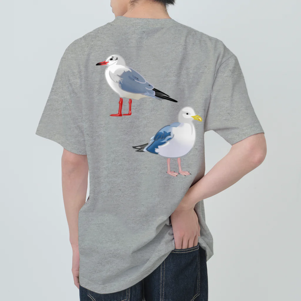 やちよ｜リアル鳥イラストのカモメじゃないよ Heavyweight T-Shirt