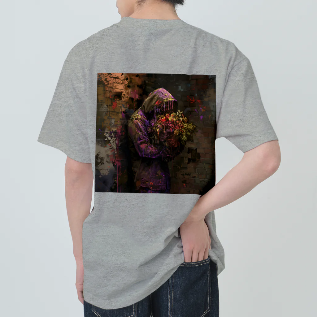 artisan_alchemy_collectiveのEmbracing the Withered Bouquet ヘビーウェイトTシャツ