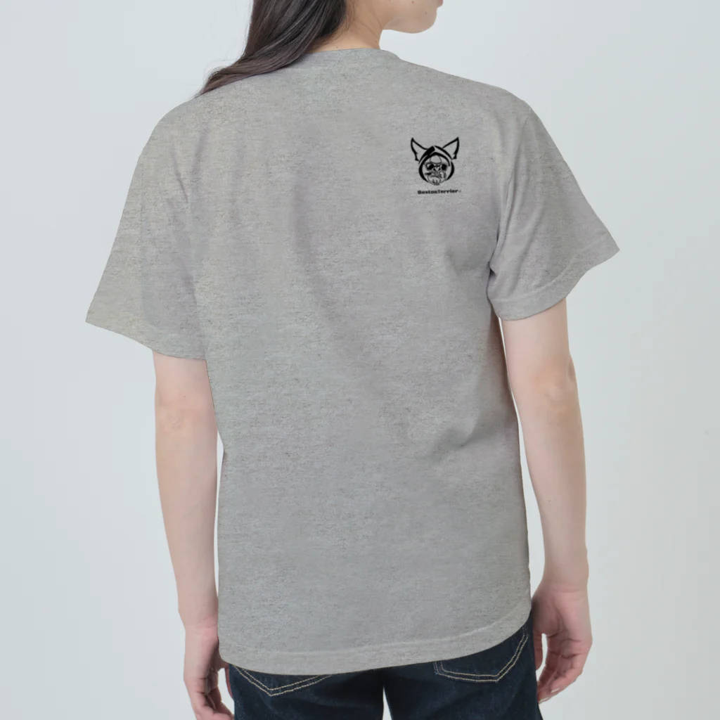 T.Borston69のBorston Terrier~Cool White~ ヘビーウェイトTシャツ