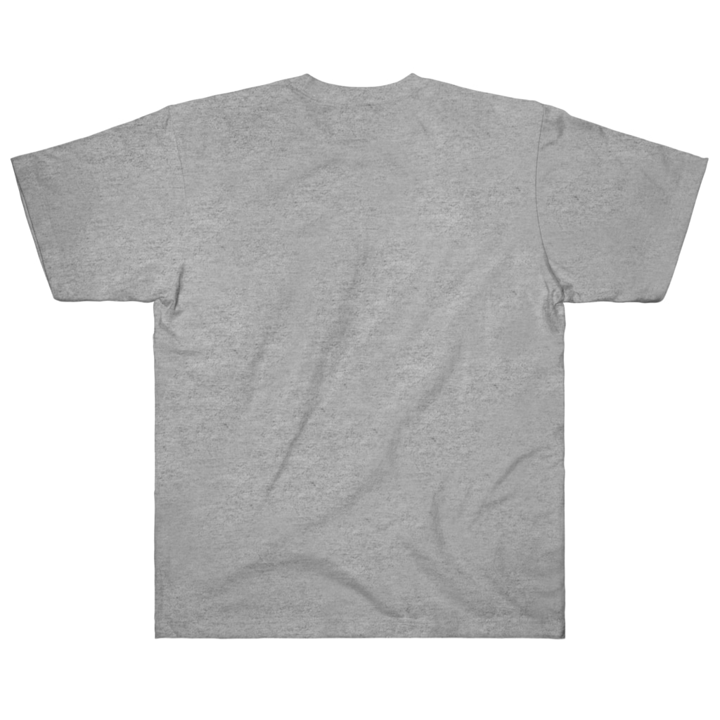 カワウソとフルーツのBaby Otters Honey（文字白色） Heavyweight T-Shirt