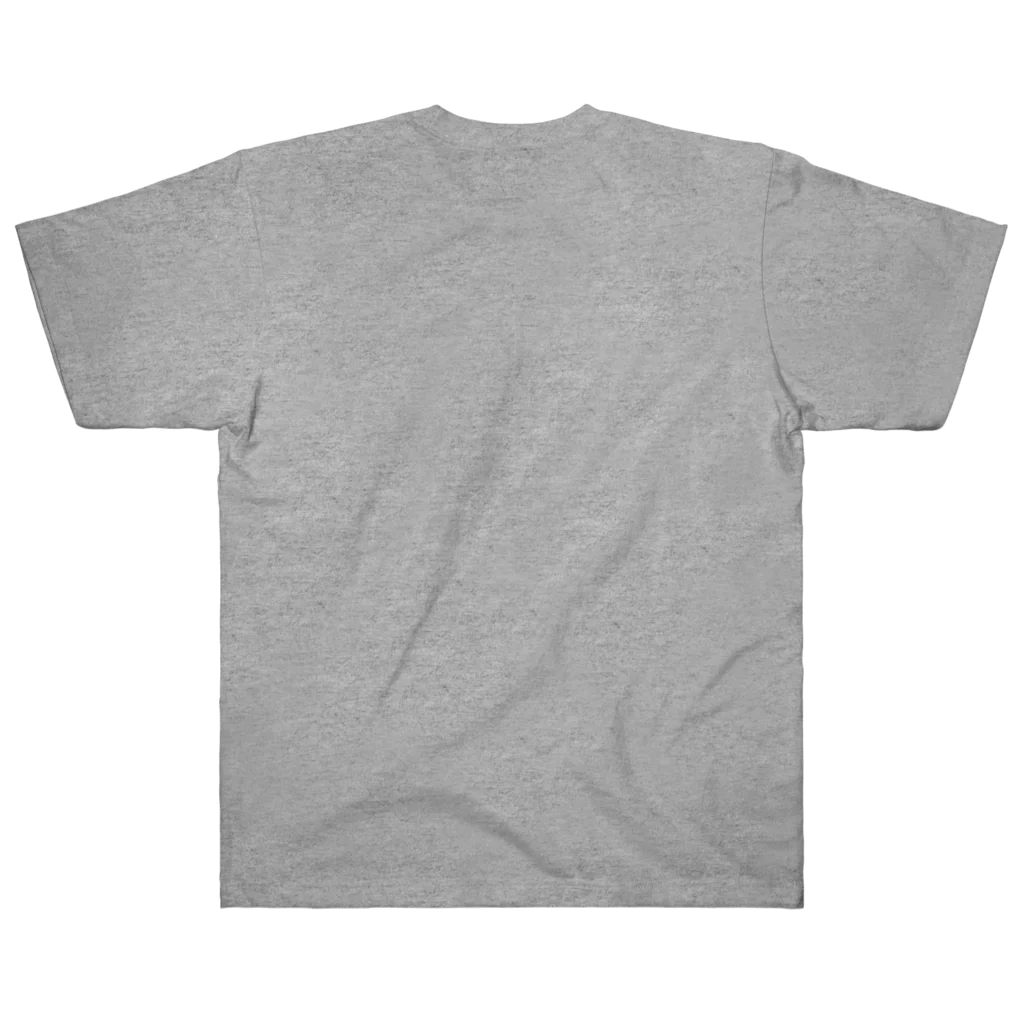 mf@PomPomBlogのPom Pom Blog Logo 2nd（white） Heavyweight T-Shirt