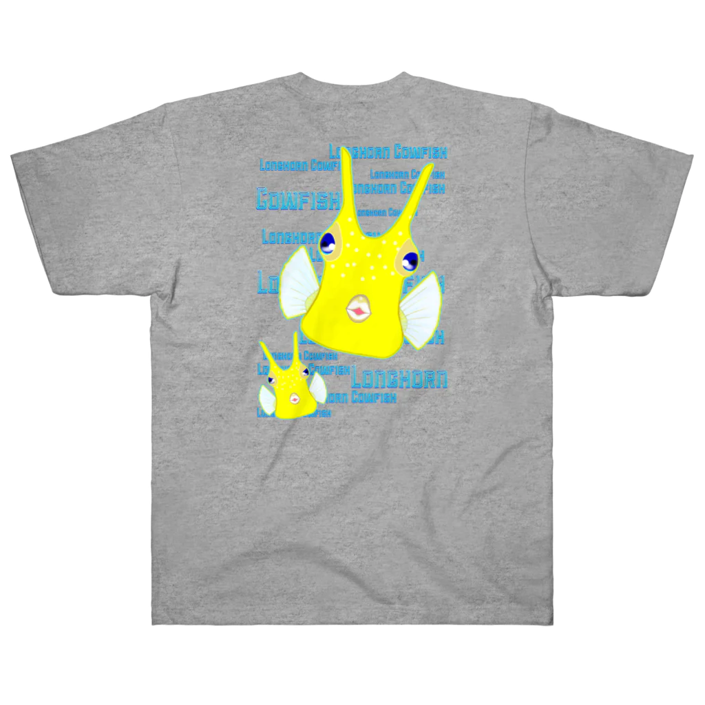 LalaHangeulのLonghorn Cowfish(コンゴウフグ)　バックプリント Heavyweight T-Shirt