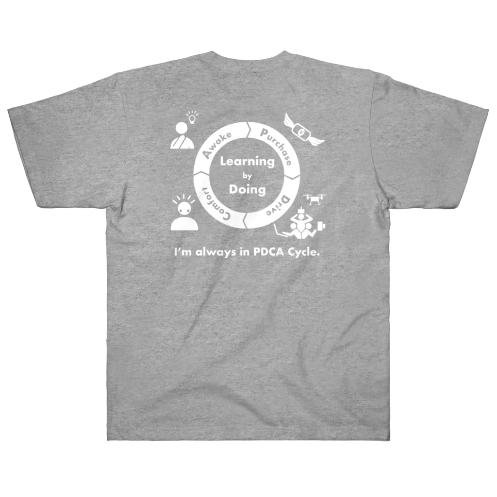 DoinJomainの散財家のPDCAサイクル Heavyweight T-Shirt