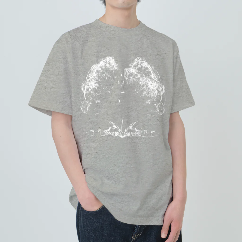 shi-chi Labo graph(詩一）の桜翼の梟(白) Heavyweight T-Shirt